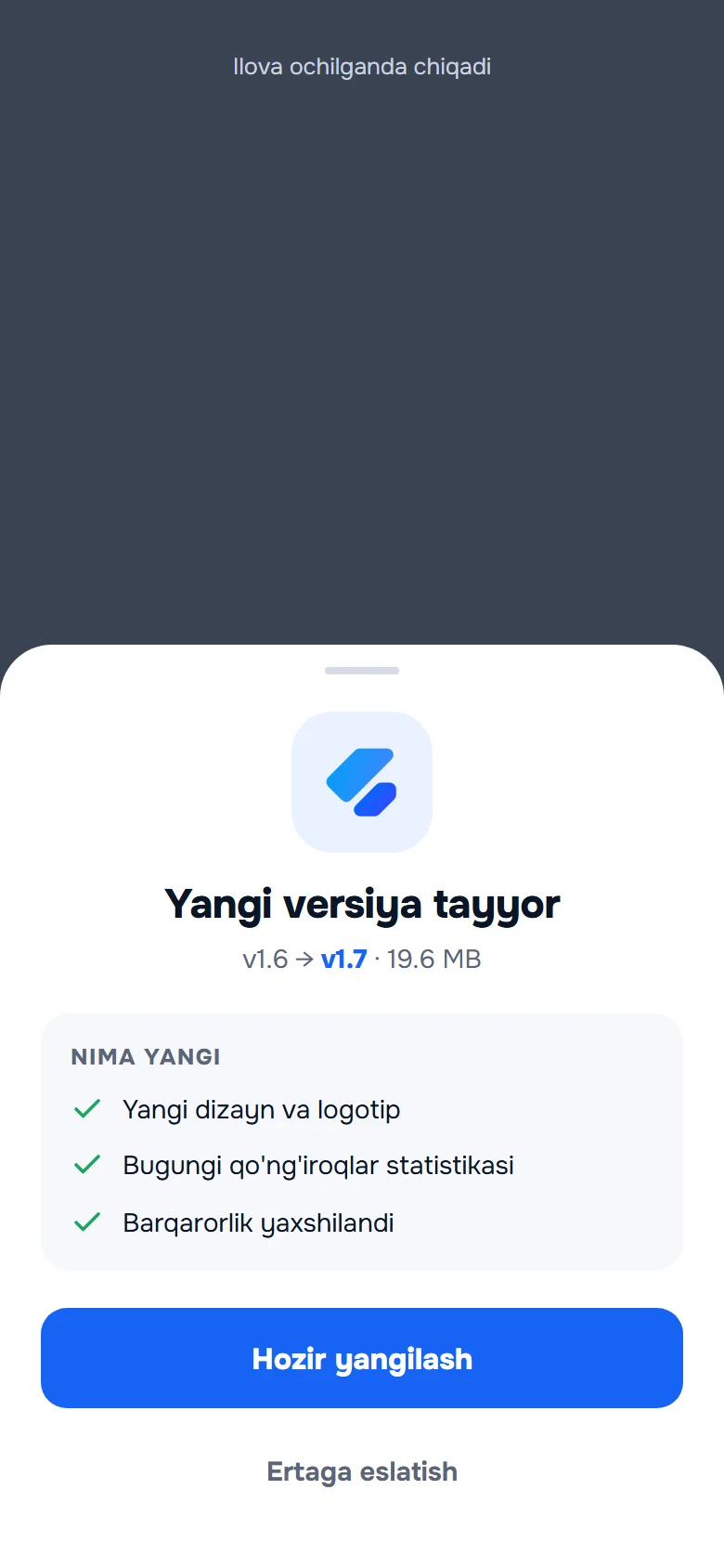 Yangilanish oynasi