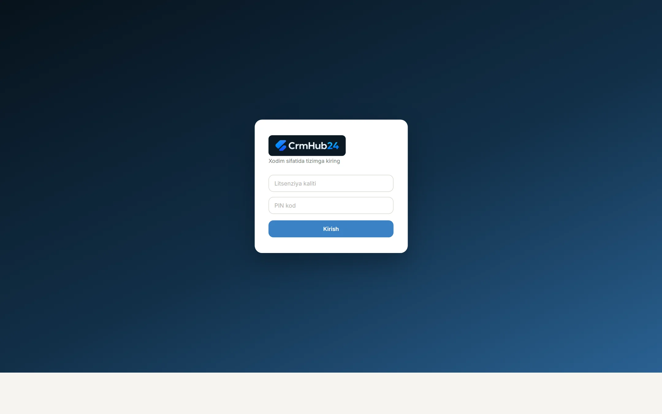 CRM'ga xodim sifatida kirish